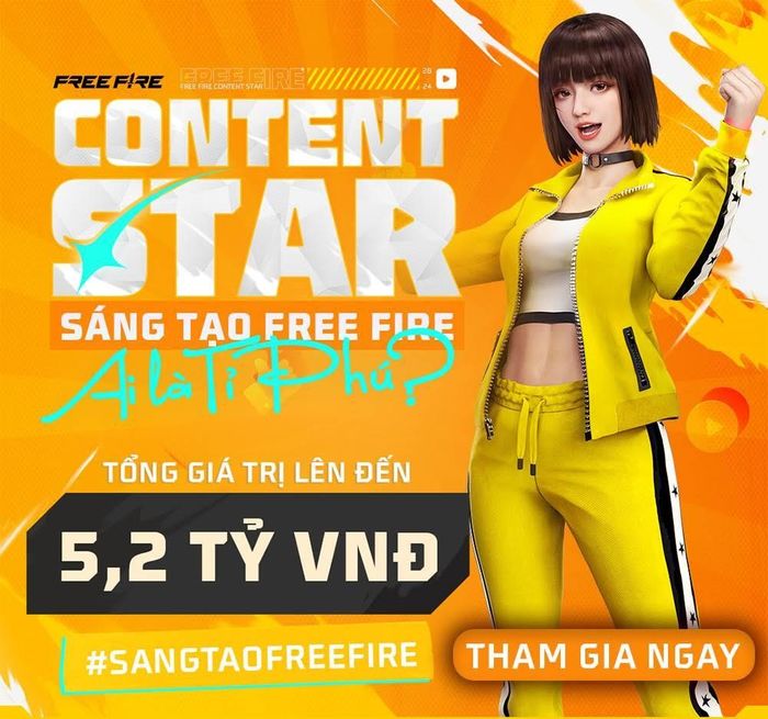 Youtube Content Star - Free Fire khu vực Đông Nam Á trở lại 2024