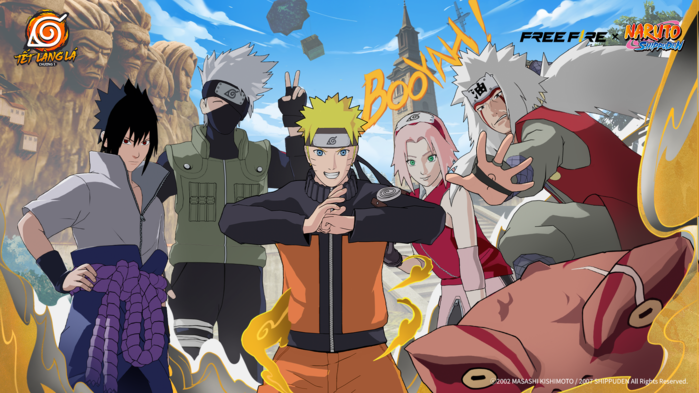 Naruto, Kakashi xuất hiện ở Free Fire, người chơi nhận quà miễn phí