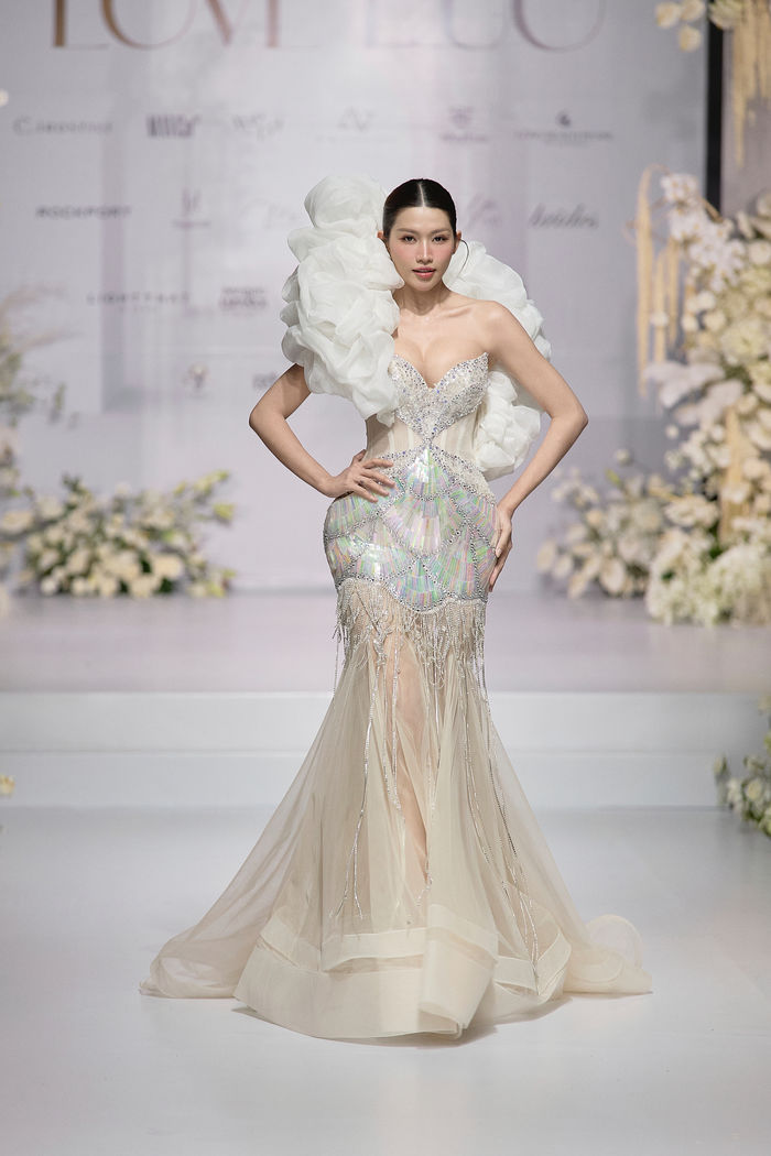 Đoàn Thiên Ân, Quỳnh Châu làm nàng thơ áo cưới cho NTK Kim Anh Lê