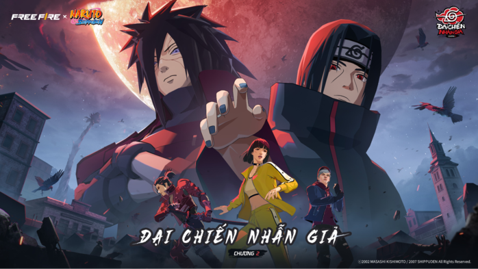 Cuộc chiến ở Free Fire x NARUTO SHIPPUDEN chương 2: Đại chiến nhẫn giả