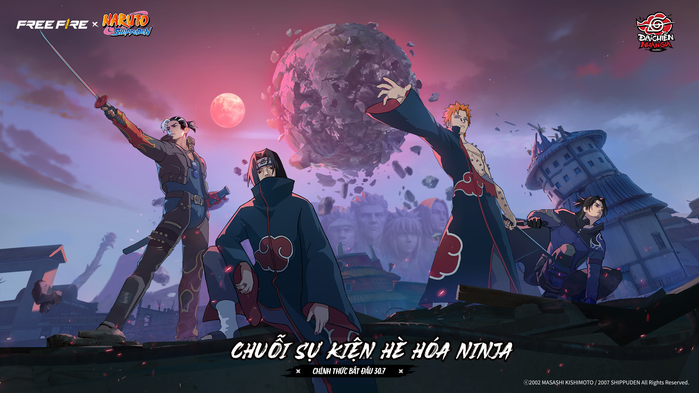 Cuộc chiến ở Free Fire x NARUTO SHIPPUDEN chương 2: Đại chiến nhẫn giả