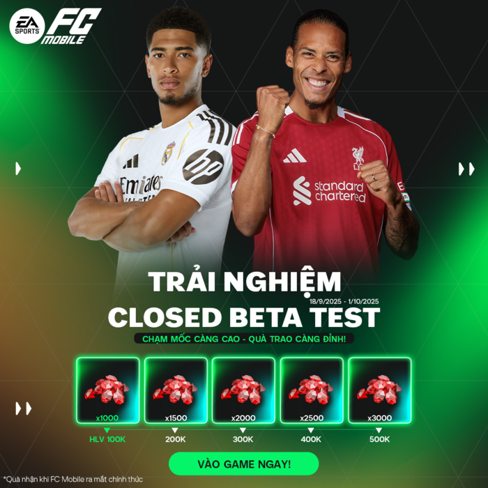 EA SPORTS FC Mobile mở trải nghiệm sớm ở Việt Nam, do Garena phát hành