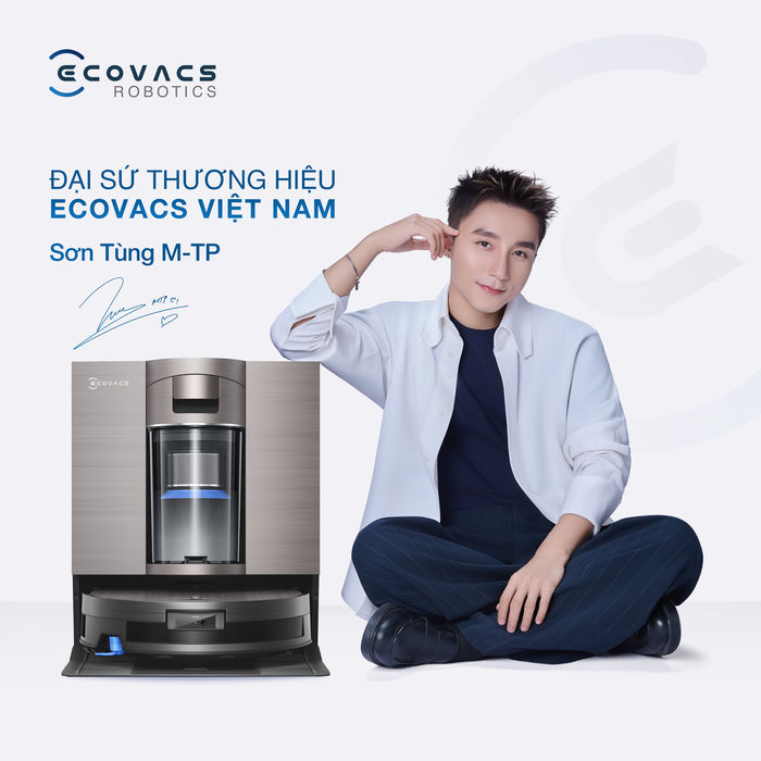 Sơn Tùng M-TP đồng hành cùng ECOVACS tiên phong xu hướng sống mới