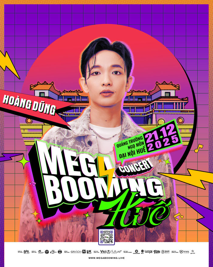 Du lịch Quốc gia - Huế 2025:Mega Booming Day 2 tái xuất với 21 nghệ sĩ