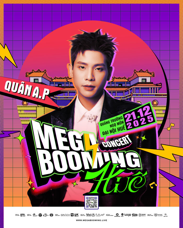Du lịch Quốc gia - Huế 2025:Mega Booming Day 2 tái xuất với 21 nghệ sĩ