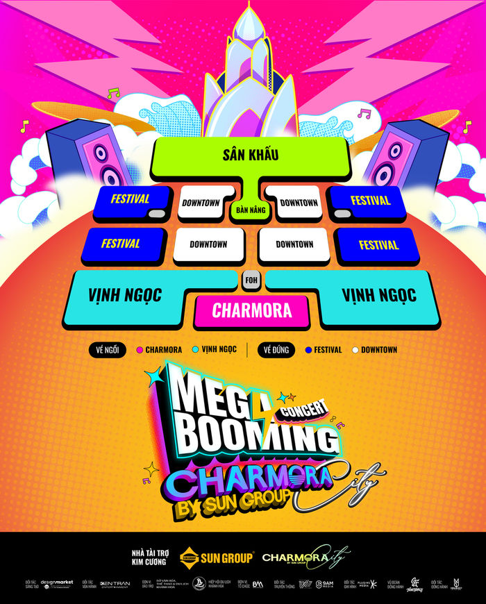MEGA BOOMING - CHARMORA CITY: Âm nhạc đổ bộ vịnh ngọc Nha Trang