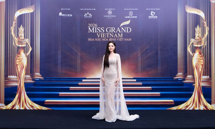 Dàn Hoa Á hậu đọ sắc trong họp báo khởi động Miss Grand Vietnam 2026