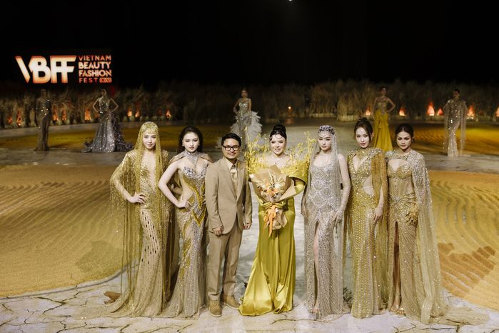 Hoa hậu Yến Nhi làm nàng thơ cho NTK Mai Phương Trang ở VBFF