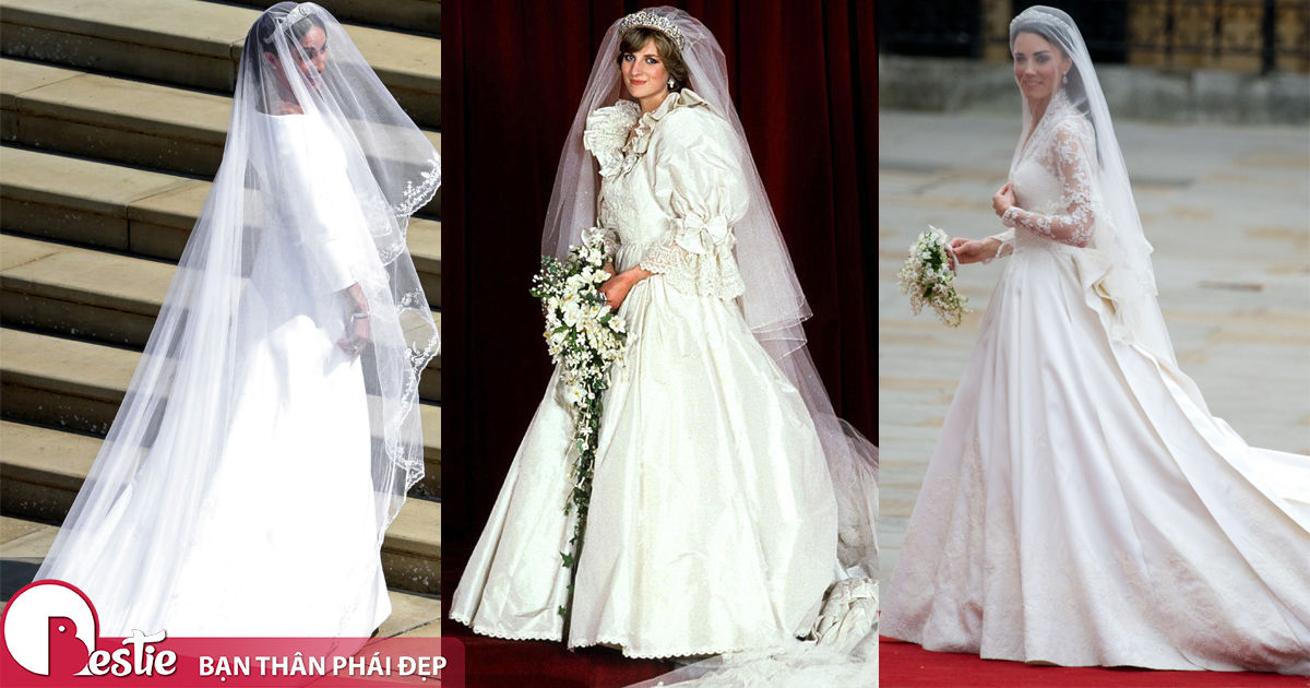 10 bộ váy cưới lộng lẫy của các cô dâu hoàng gia châu Âu  Báo Dân trí