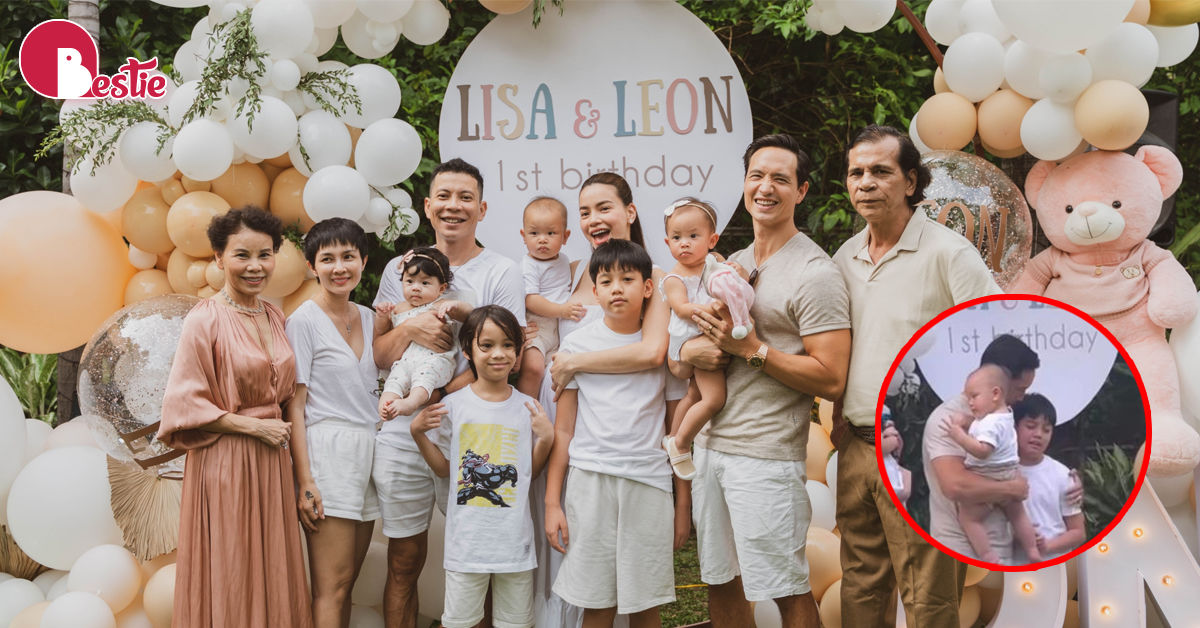 Sinh nhật Leon - Lisa, Kim Lý và Subeo gây chú ý: họ thương nhau lắm