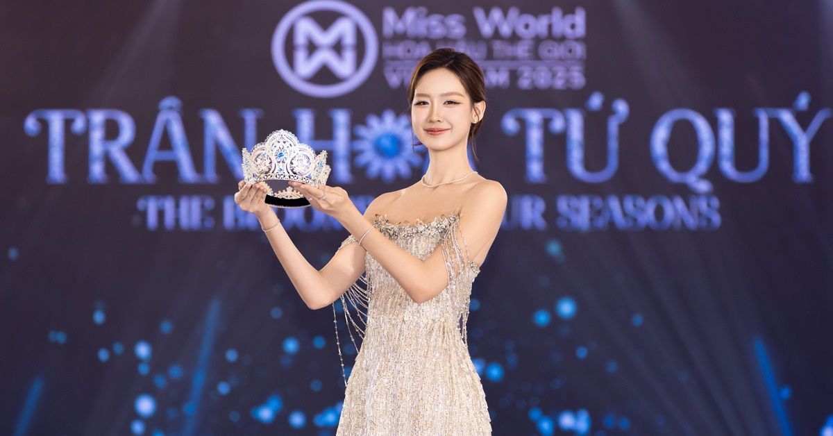Công bố vương miện, hoa đăng quang Miss World Vietnam 2025