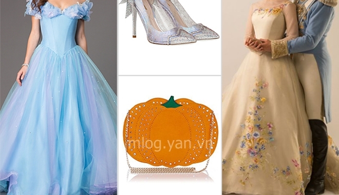 Váy cưới điệu đà như công chúa Cinderella