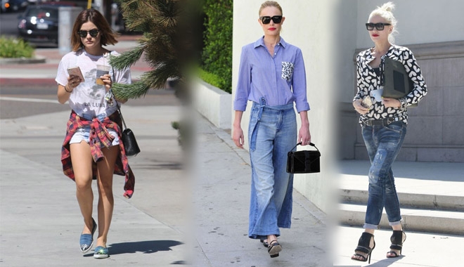 Sao Hollywood khoe street style với quần jeans khoẻ khoắn