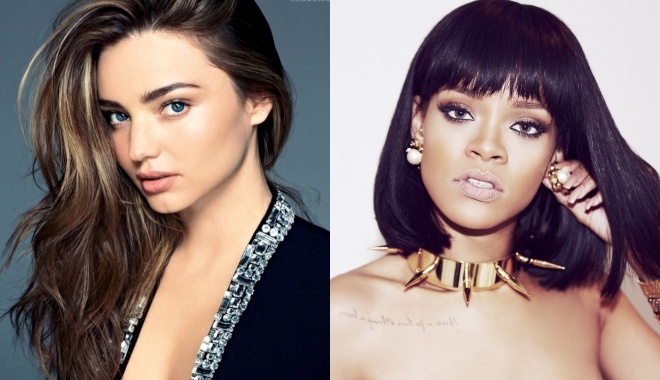 Miranda Kerr tình tứ bên bạn trai, Rihanna lộ eo bánh mì