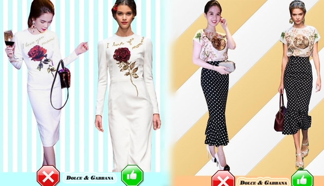Ngọc Trinh và bộ sưu tập váy nhái khó quên