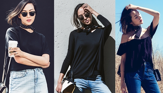 Quấn khăn quàng cổ sành điệu như các fashionista