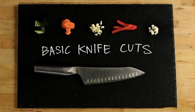 Kỹ thuật cắt bằng dao cơ bản phụ nữ nào cũng nên biết