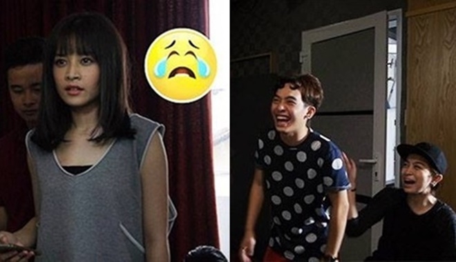 Chi Pu, Gil Lê và Phở cực nhắng trong hậu trường phim "Yêu"
