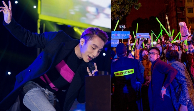 Fan “cuồng” Sơn Tùng chen lấn để được gần thần tượng