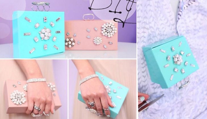 Tự làm clutch sành điệu từ hộp giấy các-tông cũ