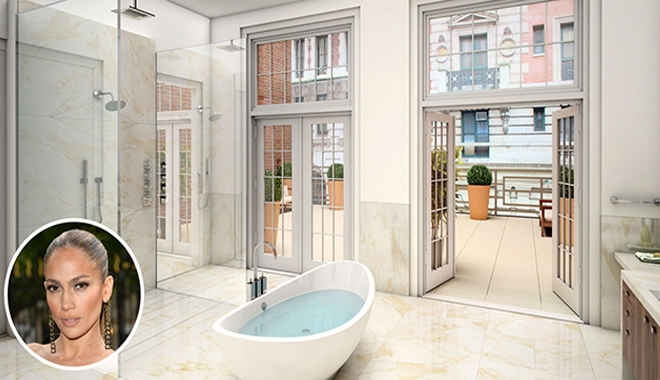 Ngất ngây với phòng tắm siêu sang của các ngôi sao nổi tiếng