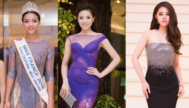 Hoa hậu Pháp Flora Coquerel tham dự ngày hội nhan sắc Việt 