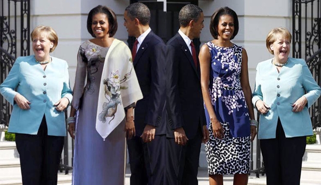 Sự thật đằng sau bức ảnh phu nhân Obama mặc áo dài Việt Nam