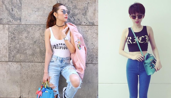 Sao Việt mặc quần jeans áo thun mà vẫn đẹp lung linh