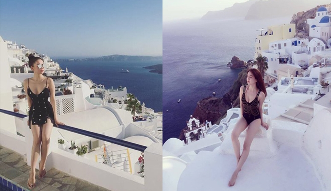 Ngọc Trinh chia sẻ kinh nghiệm đi "đảo thiên đường" Santorini