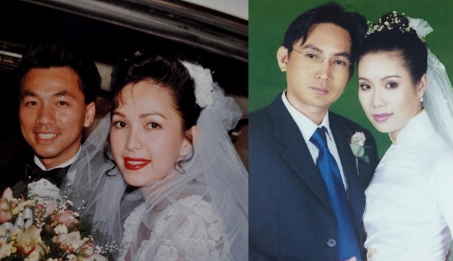 Trầm trồ ngắm lại ảnh cưới của sao Việt mấy chục năm trước