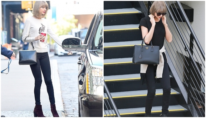 Chỉ với một chiếc quần jeans, Taylor Swift biến hóa đủ kiểu