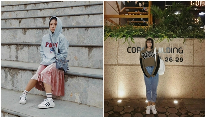 Gợi ý hay giúp bạn mặc áo hoodie đẹp như cô nàng Quỳnh Anh Shyn
