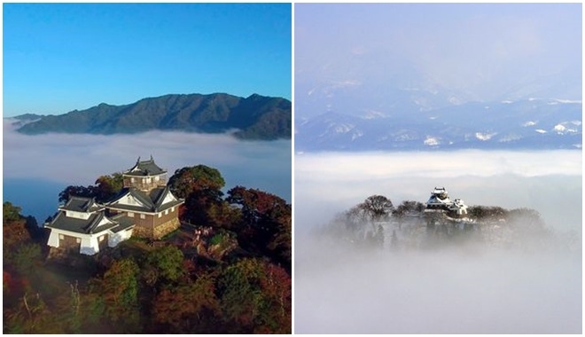 "Tòa lâu đài trên mây" kỳ ảo chỉ xuất hiện 10 lần trong năm ở Nhật Bản