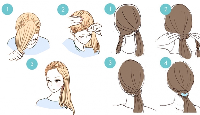 Hướng dẫn chi tiết những kiểu tóc đẹp cả nàng vụng về cũng có thể làm