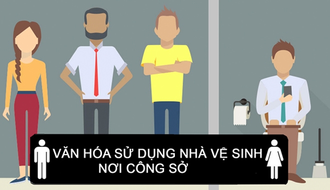 Văn hóa sử dụng nhà vệ sinh nơi công sở ai cũng cần tôn trọng