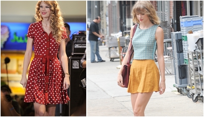 Cùng ngắm lại những bộ trang phục "ngày xưa ấy" của Taylor Swift