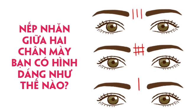 Hình dáng nếp nhăn giữa hai chân mày sẽ tiết lộ về tài năng tiềm ẩn của bạn 