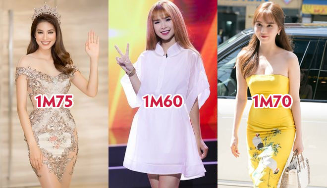 Sự thật về số đo chiều cao của dàn mỹ nhân Việt nhà ta như thế nào?