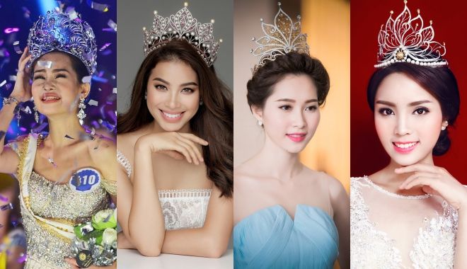 Điểm danh những cái "nhất" qua các kỳ Hoa hậu Việt Nam 