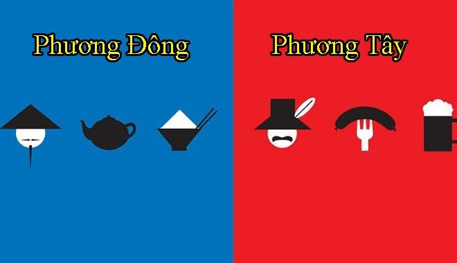 Những khác biệt thú vị giữa văn hóa phương Đông và phương Tây