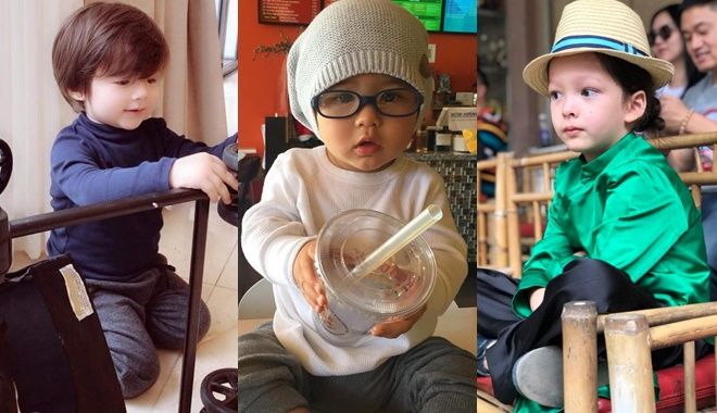 Điểm danh các "cậu ấm" nhà sao Việt sẽ "soán ngôi" nhan sắc của ba mẹ trong tương lai 