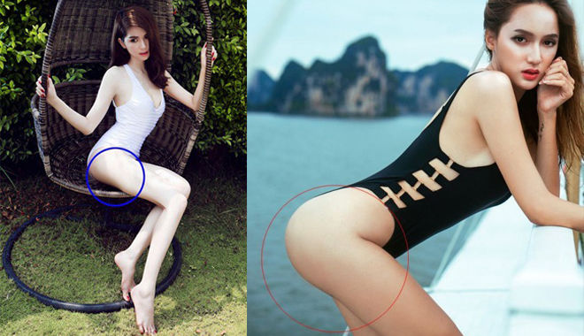 Khoe thân nóng bỏng nhưng sao Việt vẫn bị "bóc mẽ" photoshop quá đà khiến cơ thể méo mó khó coi