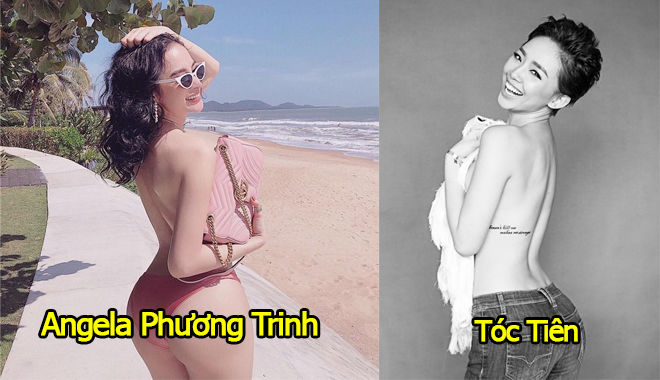 "Nổ mắt" với những tấm lưng cong siêu gợi cảm của sao Việt