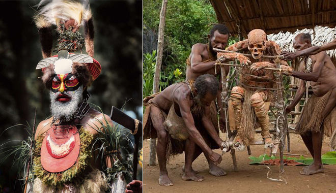 Những bộ lạc bí hiểm có tập tục cực kì kinh dị và ớn lạnh ở Papua New Guinea 