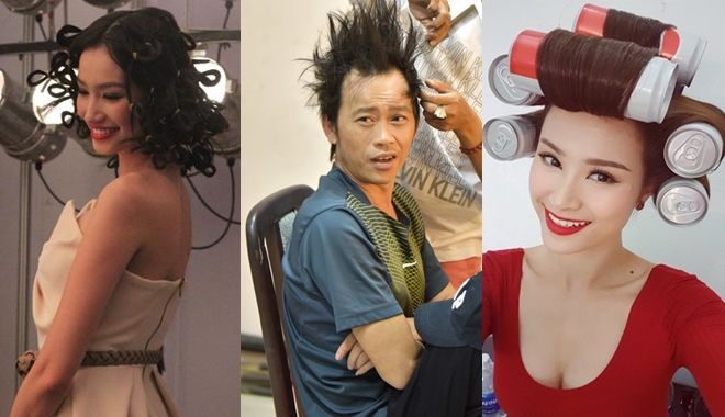 Những kiểu tóc của sao Việt lên hình sang xịn bao nhiêu thì hậu trường lại “lầy lội” bấy nhiêu
