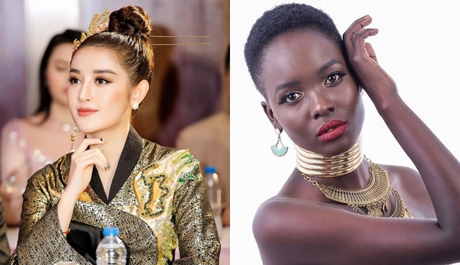 Vòng loại trực tiếp tìm ra Hoa hậu đẹp nhất thế giới: Huyền My đối đầu Hoa hậu Kenya