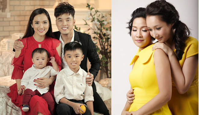 Những ông bố dượng và mẹ kế rất mẫu mực thật đáng ngưỡng mộ của showbiz Việt 