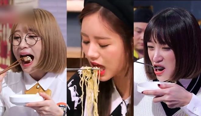 Những khoảnh khắc ăn bất chấp của sao nữ Hàn trên sóng truyền hình khiến fan cười ngất