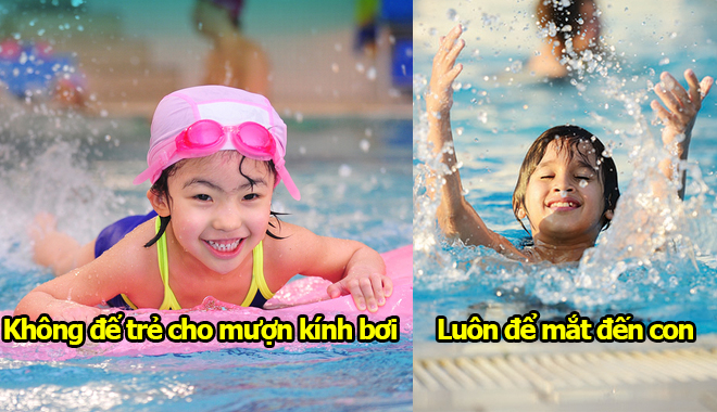 Những vấn đề sức khỏe bố mẹ cần lưu ý khi cho trẻ bơi ở nơi công cộng