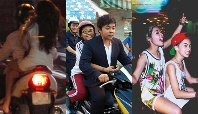 Sao Việt và những hình ảnh “xấu xí” khi tham gia giao thông 